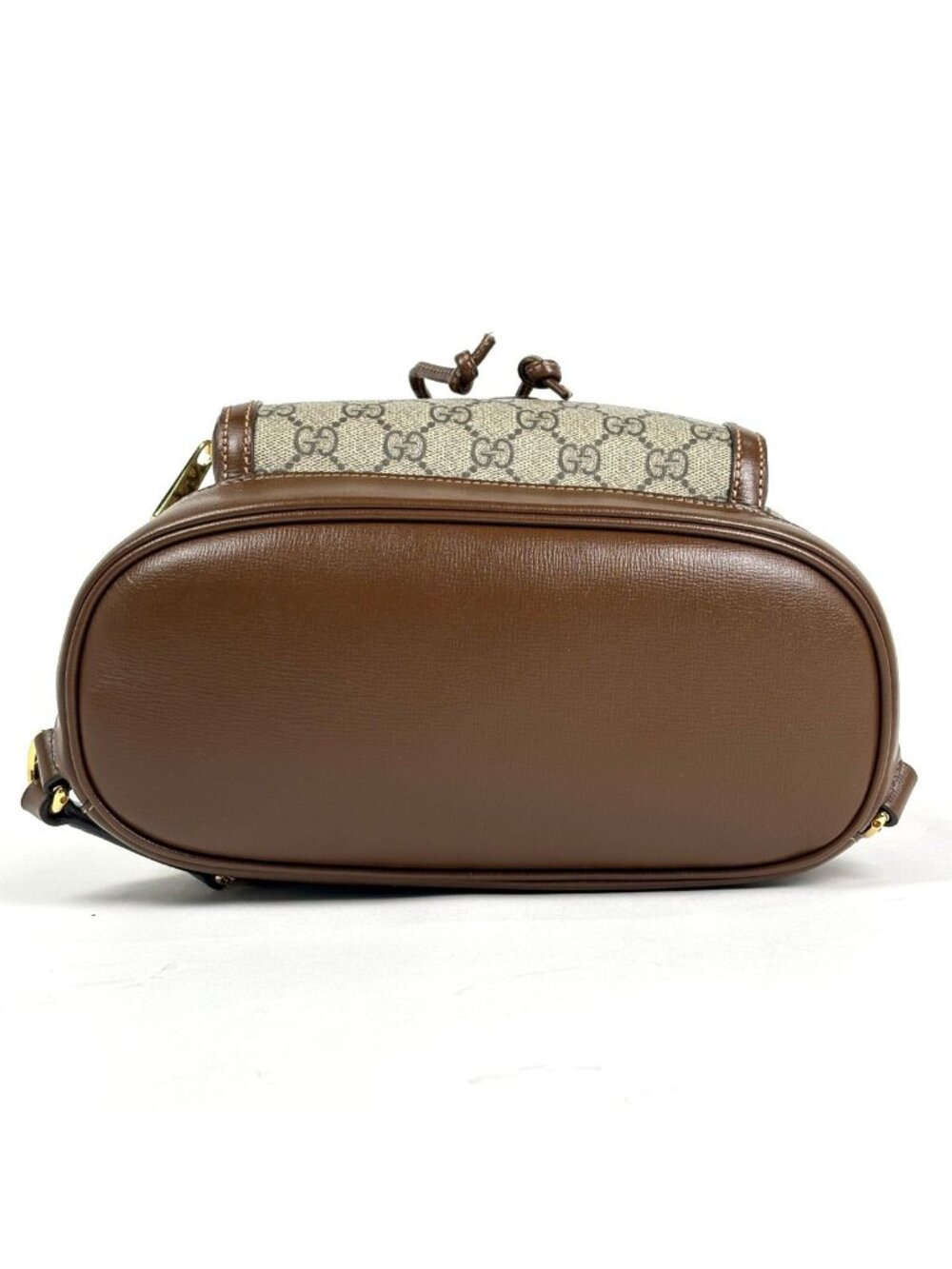 Gucci GG Pattern Backpack Interlocking Supreme Beige Brown - Picture 3 of 7